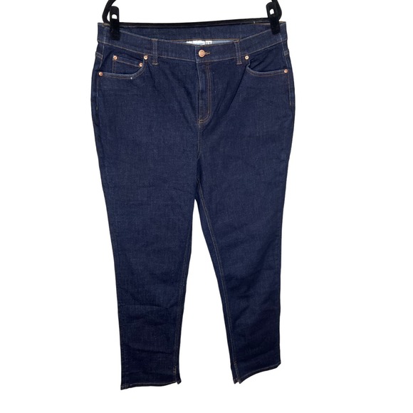 Denim & Co. Canyon Retreat Stovepipe Ranger Jean DARK WASH NWT SIZE 18W - Picture 3 of 9